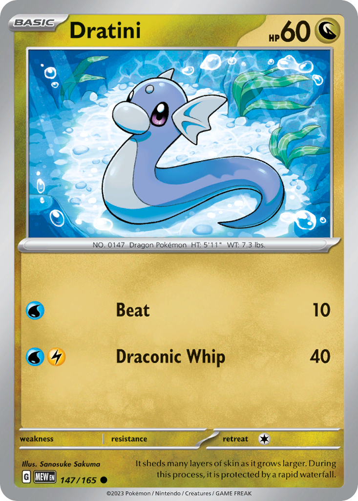 Dratini - 147/165 -SV: Scarlet & Violet 151 (MEW)