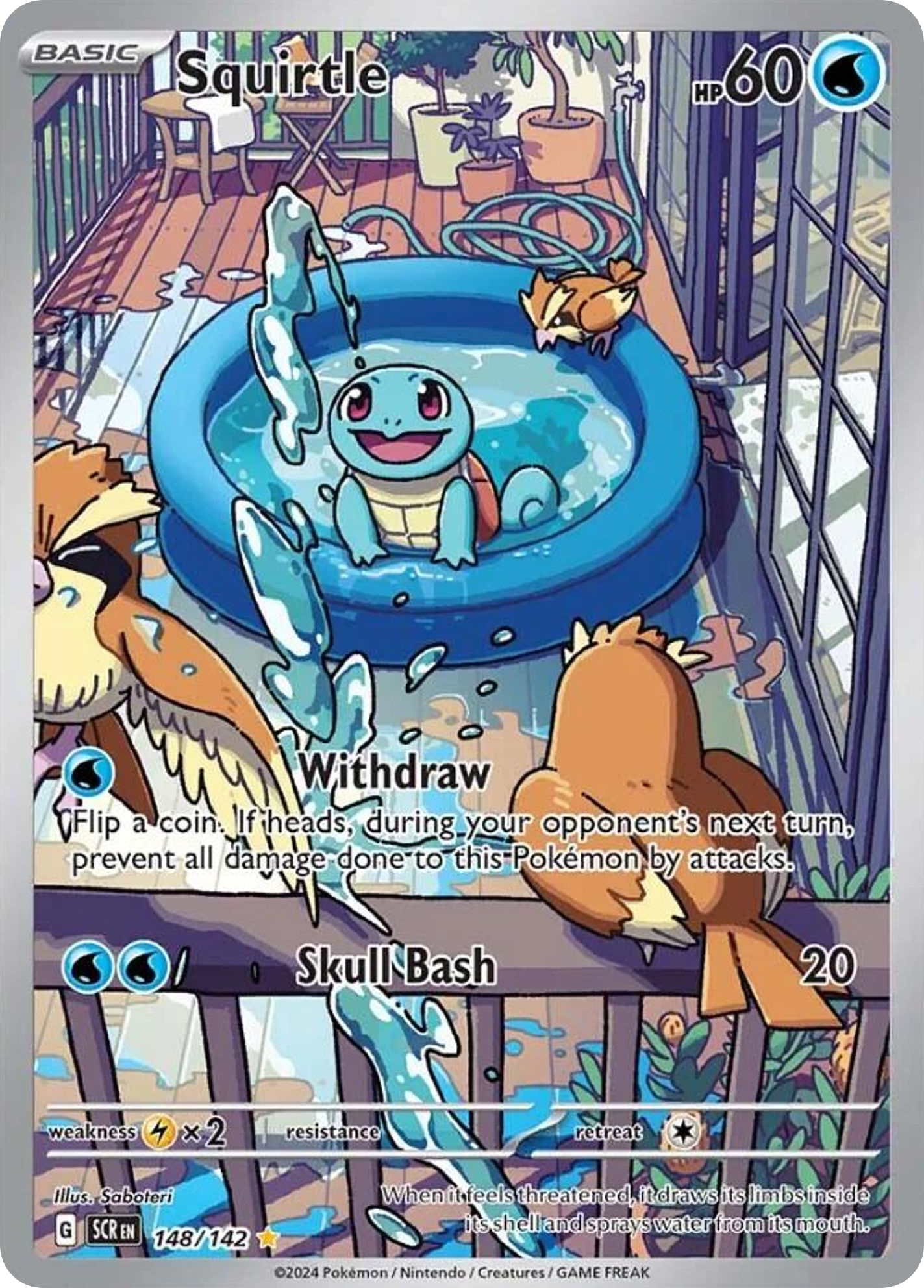 Squirtle - 148/142 - SV: Stellar Crown (SCR)