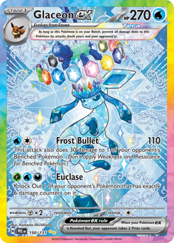 Glaceon ex - 150/131 - SV: Prismatic Evolutions (PRE)