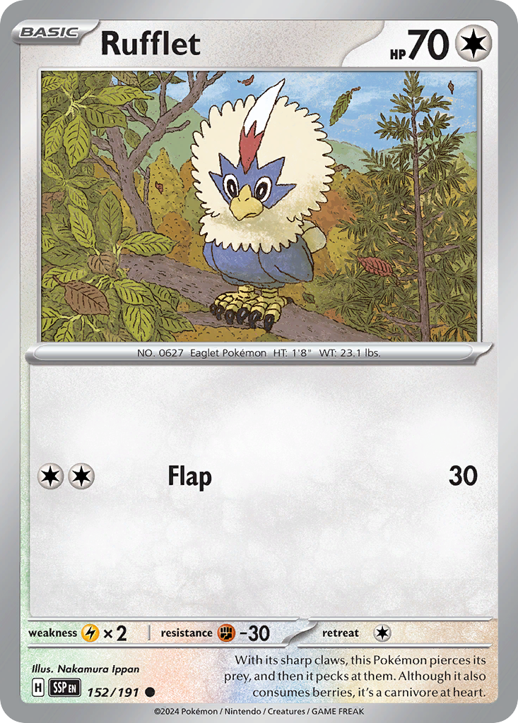 Rufflet- 152/191 - Surging Sparks