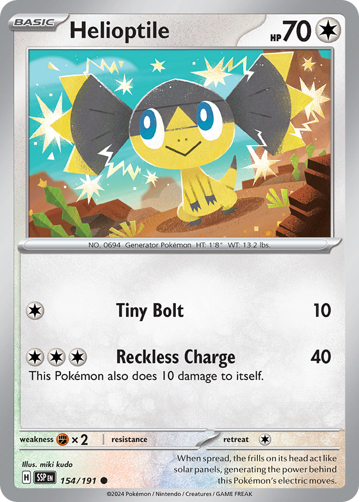 Helioptile- 154/191 - Surging Sparks