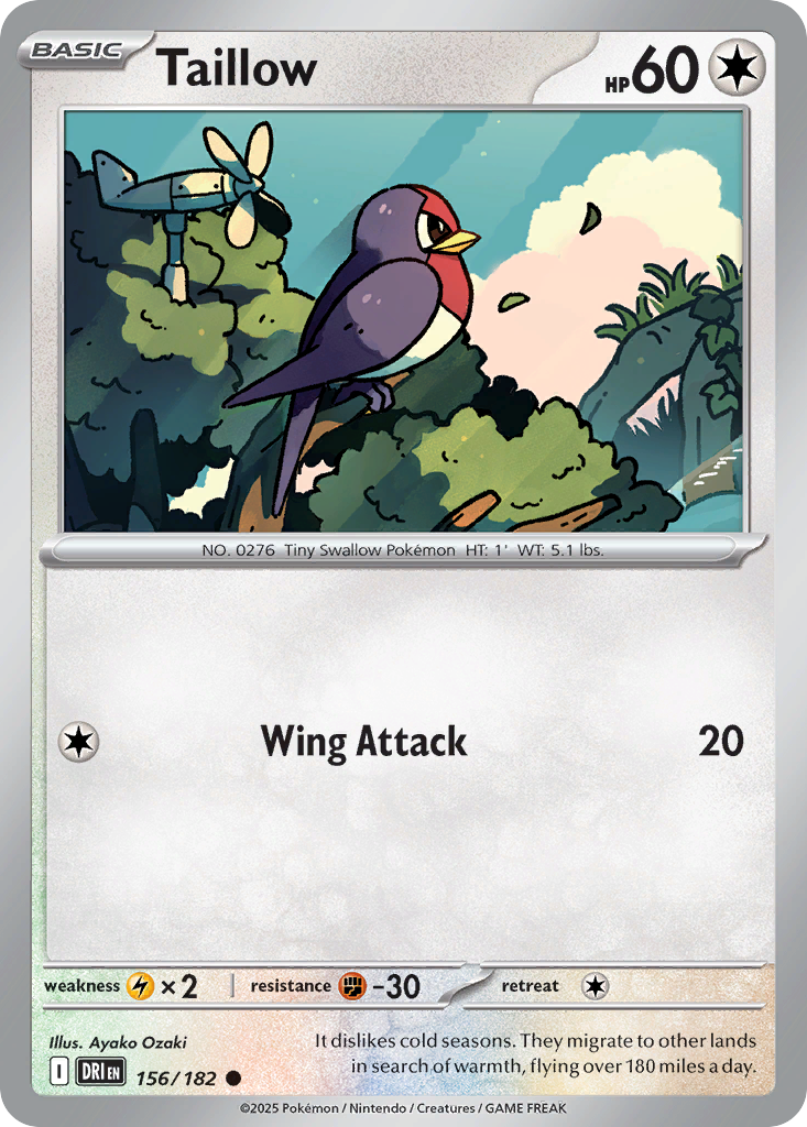 Taillow - 156/182 - Destined Rivals
