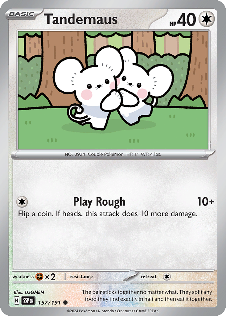 Tandemaus- 157/191 - Surging Sparks (Reverse Holo)