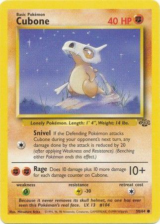 Cubone - 50/64 - Jungle (base2) (Non-Holo)
