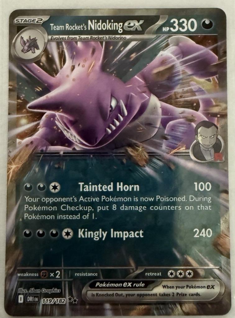 Team Rocket's Nidoking ex - 119/182 - SV10: Destined Rivals