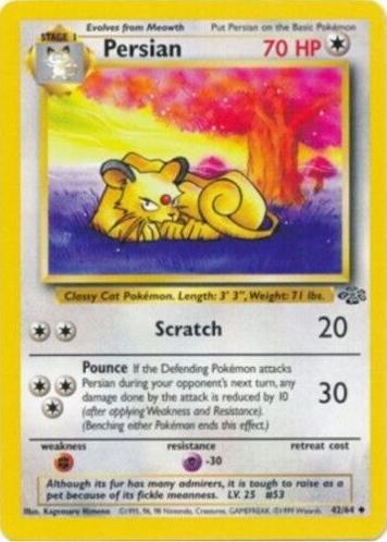 Persian - 42/64 - Jungle (base2) (Non-Holo)