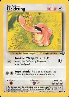 Lickitung - 38/64 - Jungle (base2) (Non-Holo)