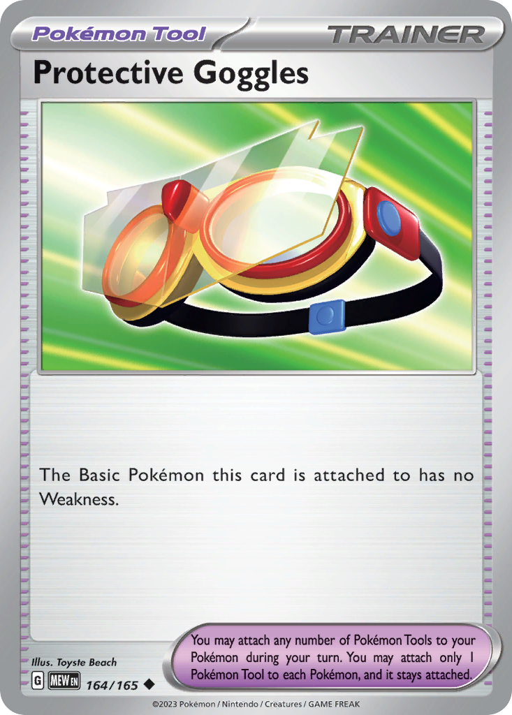 Protective Goggles - 164/165 -SV: Scarlet & Violet 151 (MEW)