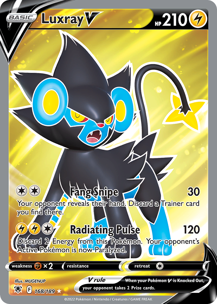 Luxray V - 168/189 - SWSH: Astral Radiance (ASR)