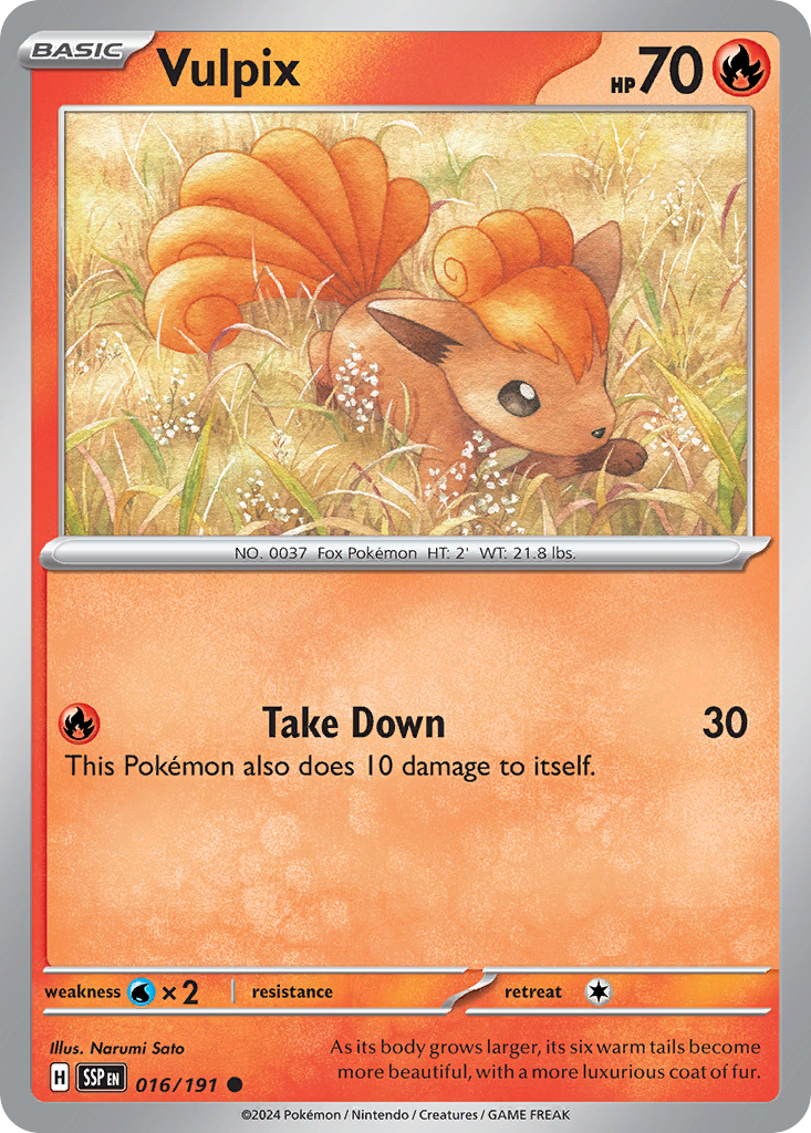 Vulpix- 016/191 - Surging Sparks