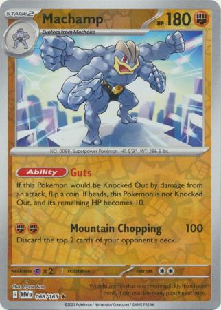 Machamp - SV: Scarlet and Violet 151 (MEW) Reverse Holo