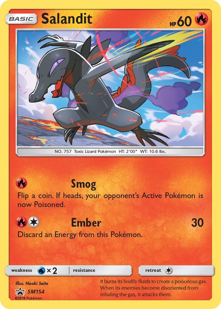 Salandit - SM154 - SM Promo (Lightly Played)