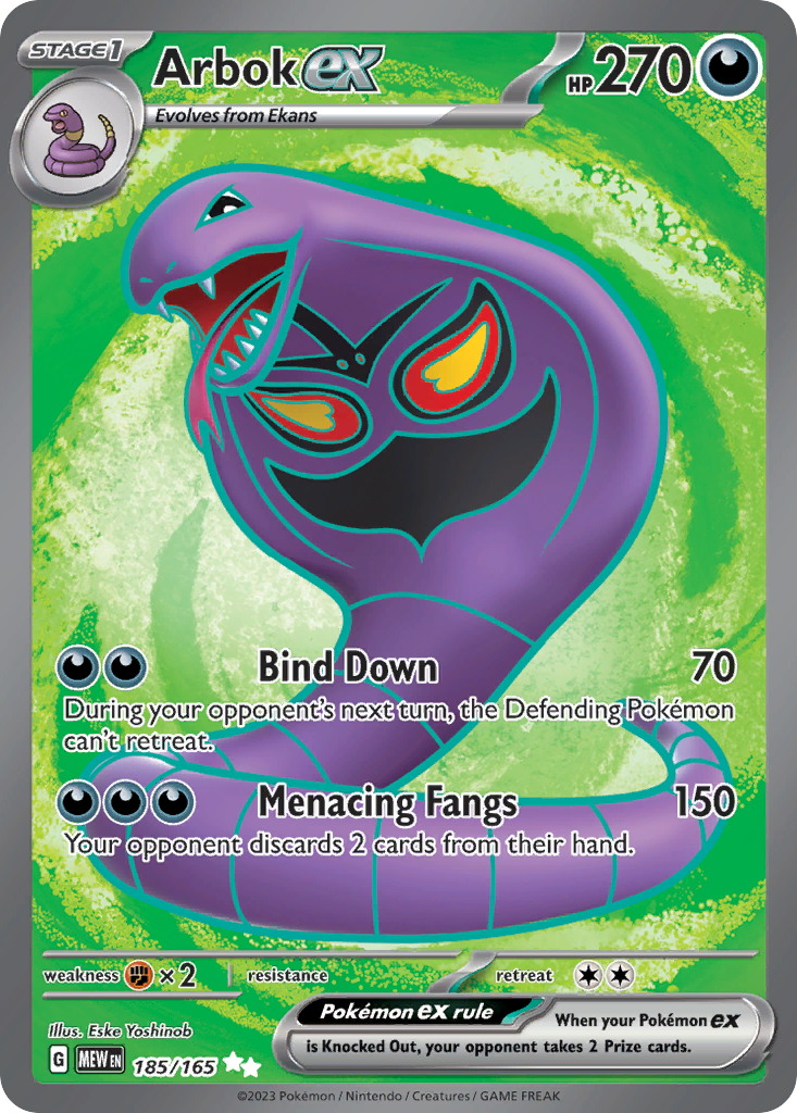 Arbok ex - 185/165 - SV: 151 (1)