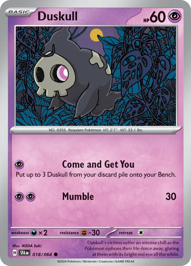 Duskull - 018/064 - Shrouded Fable