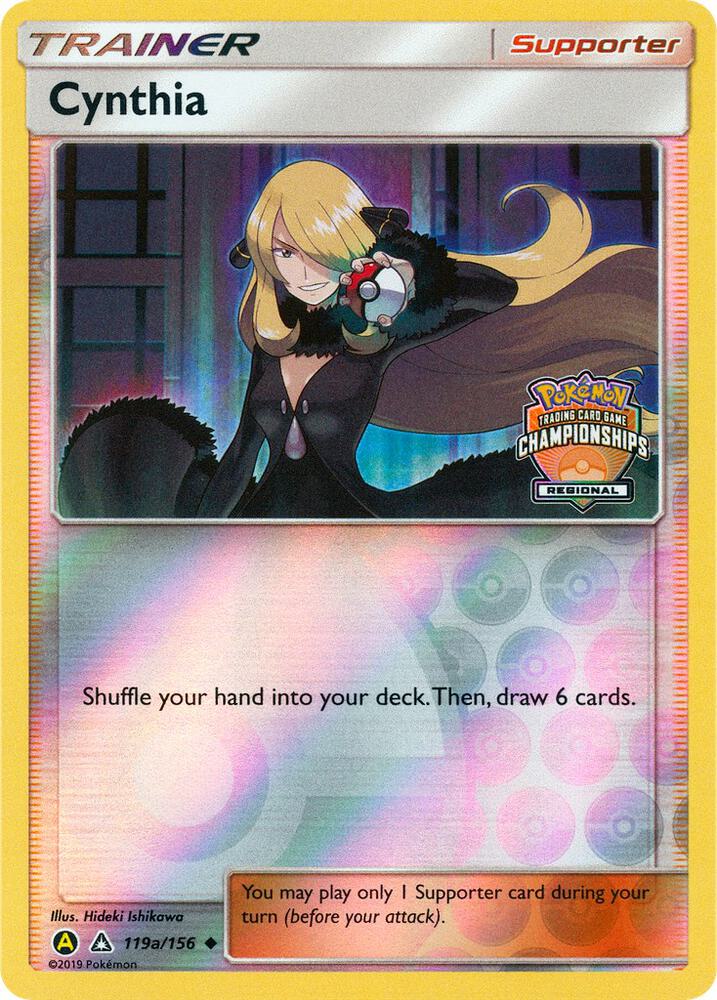 Cynthia - 119a/156 (Regional Championships) - League & Championship Cards (PR)