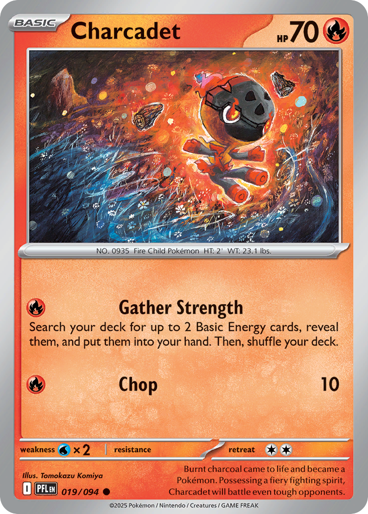 Charcadet- 019/094 - Phantasmal Flames (Reverse Holo)