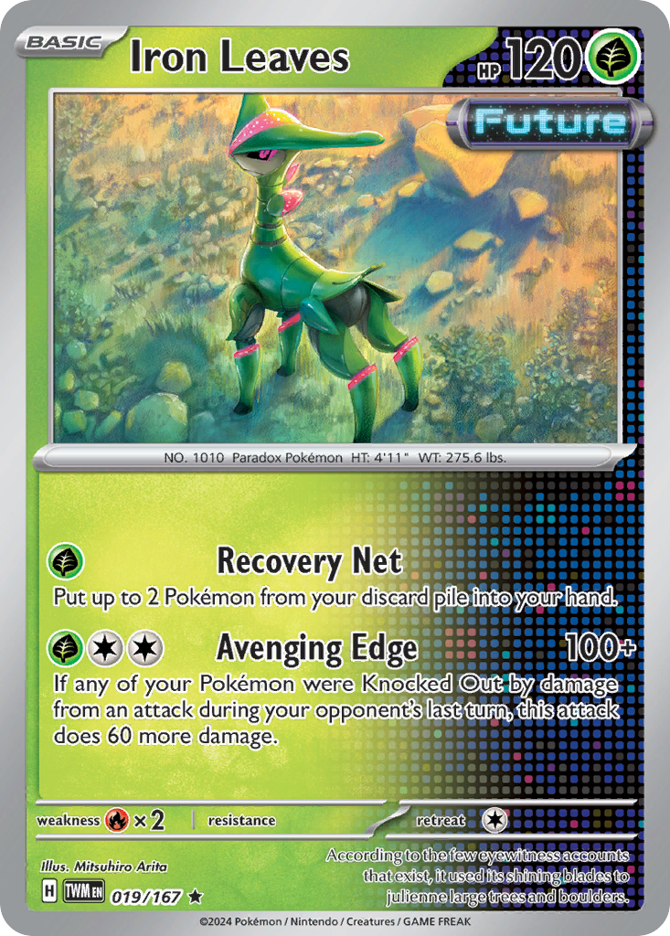 Iron Leaves - 019/167 - Twilight Masquerade (Reverse Holo)