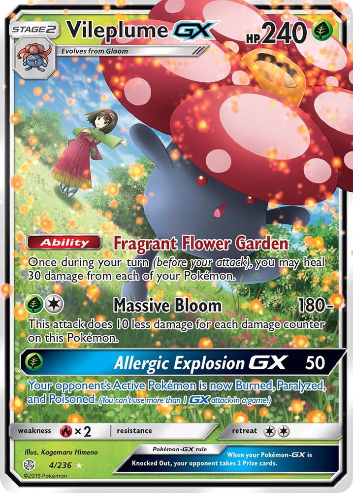 Vileplume GX - SM - Cosmic Eclipse