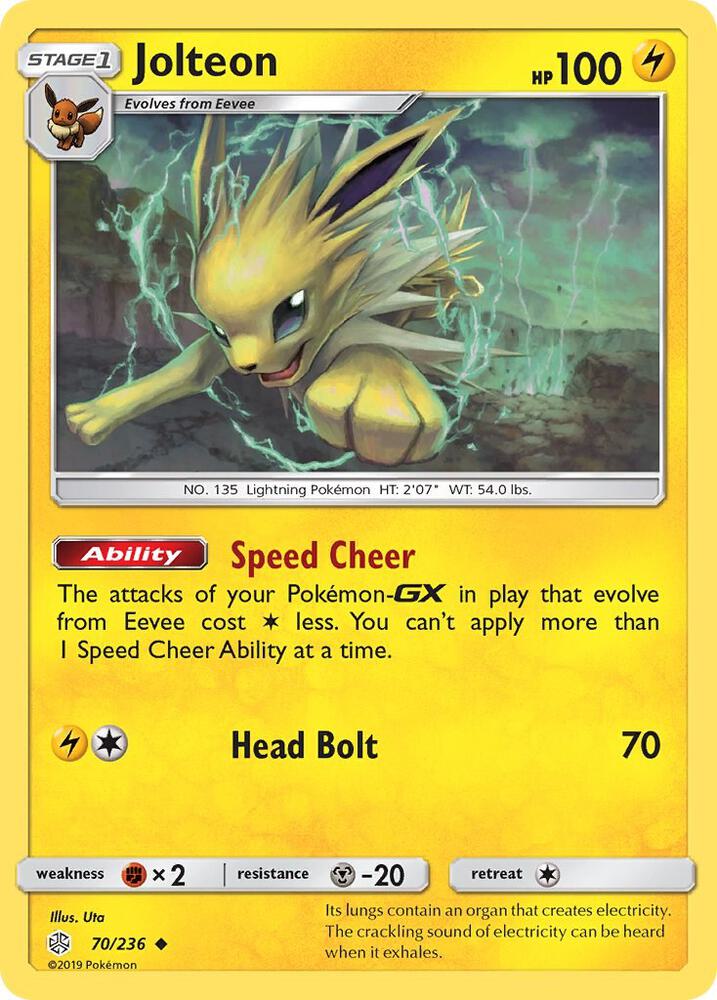 Jolteon - SM - Cosmic Eclipse Reverse Holo