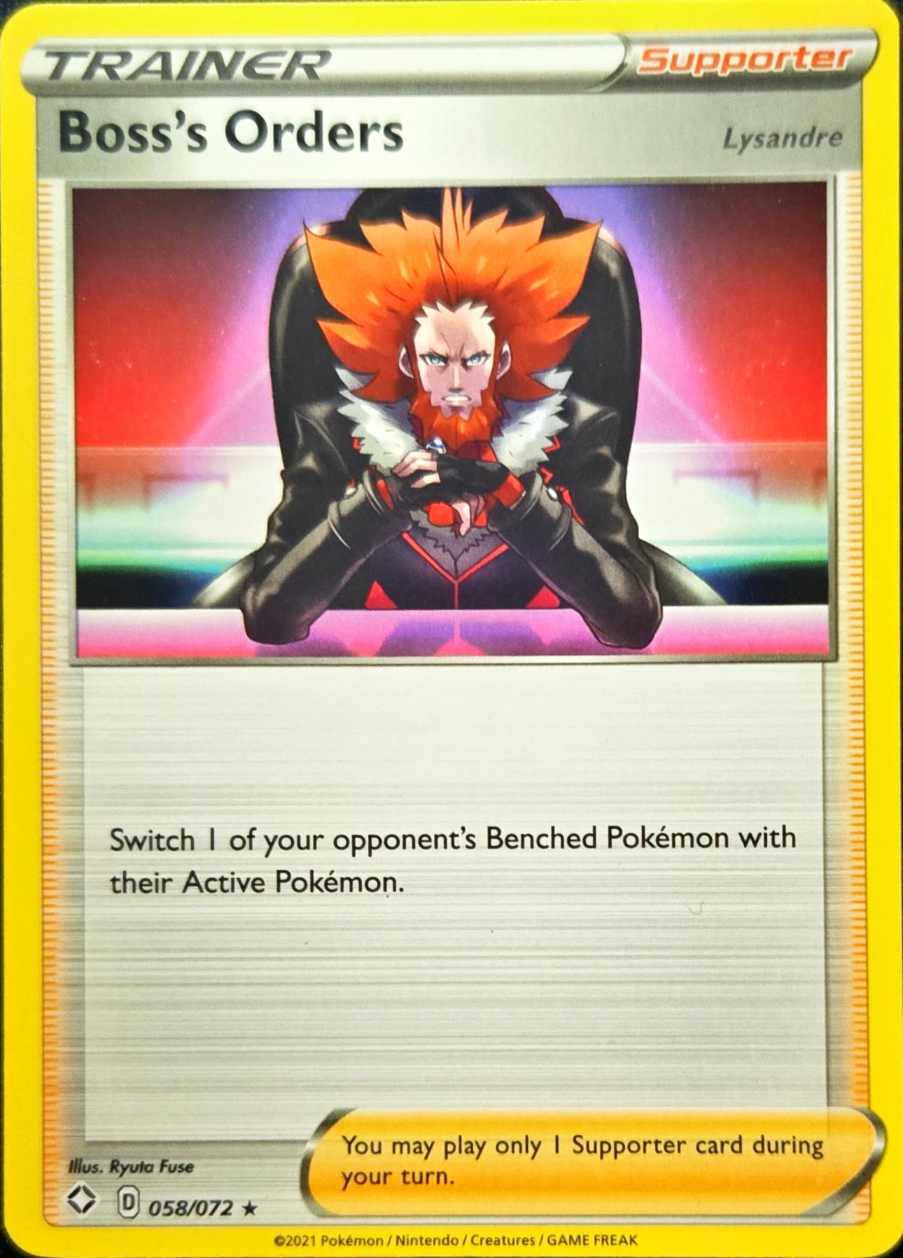 Supporter: Boss's Orders Holo