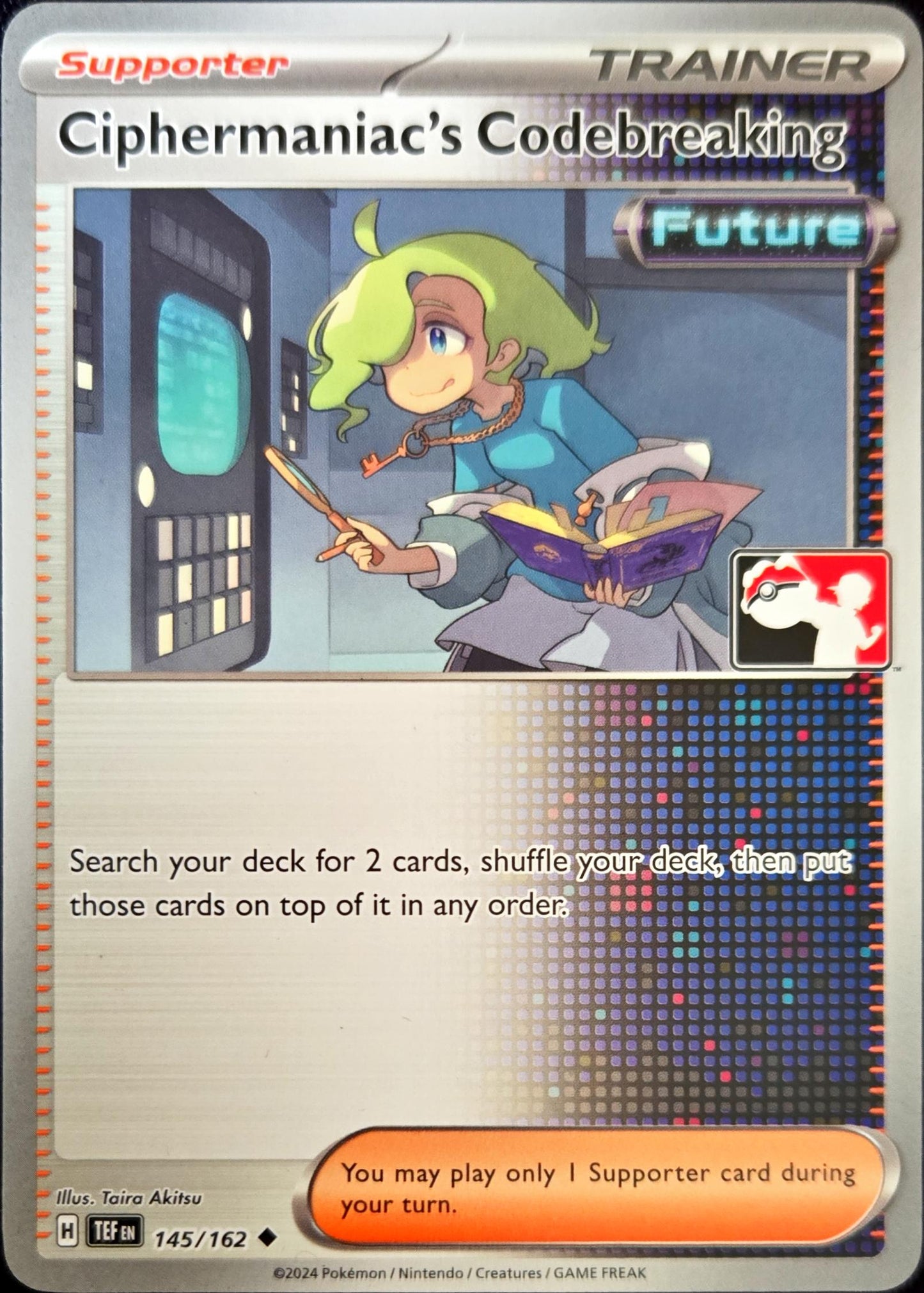 Supporter: Ciphermaniac's Codebreaking League Stamp Holo