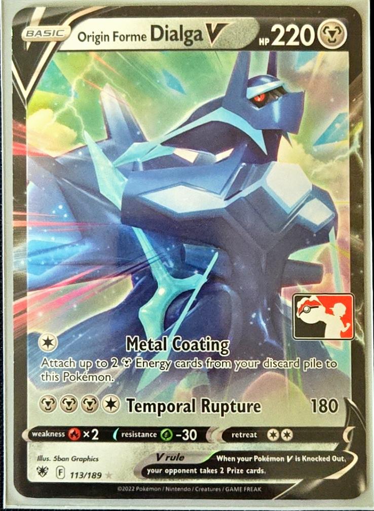 Origin Forme Dialga V League Stamped