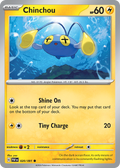 Chinchou - 020/091 - Paldean Fates (Reverse Holo)
