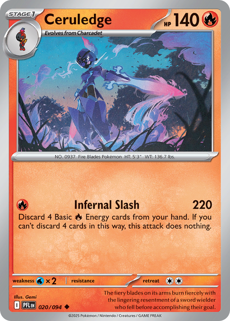 Ceruledge- 020/094 - Phantasmal Flames