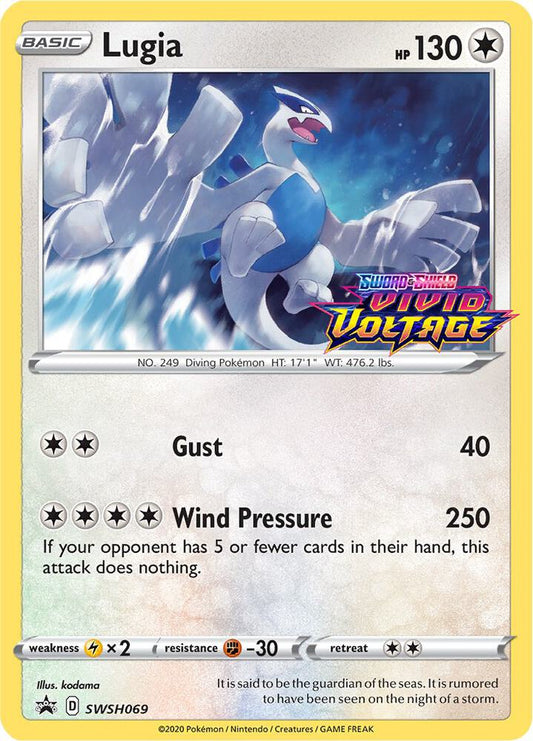 Lugia - SWSH069 (Prerelease) - SWSH: Sword & Shield Promo Sealed