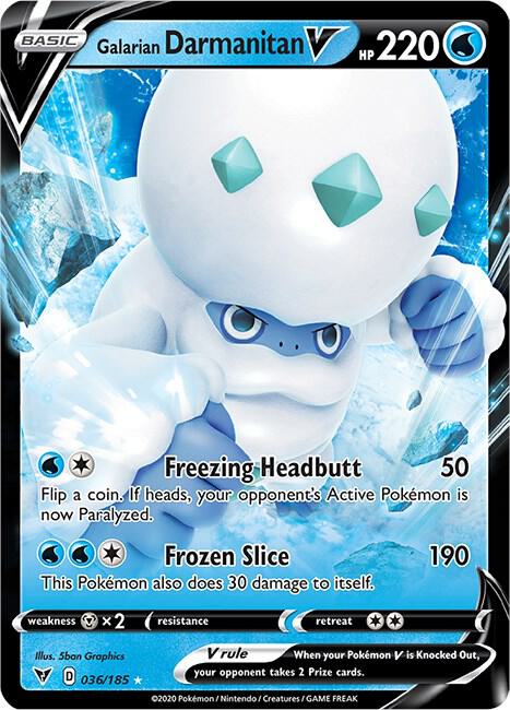 Galarian Darmanitan V - 036/185 - Vivid Voltage
