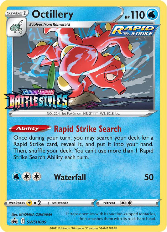 Octillery - SWSH089 (Prerelease) - SWSH: Sword & Shield Promo Sealed