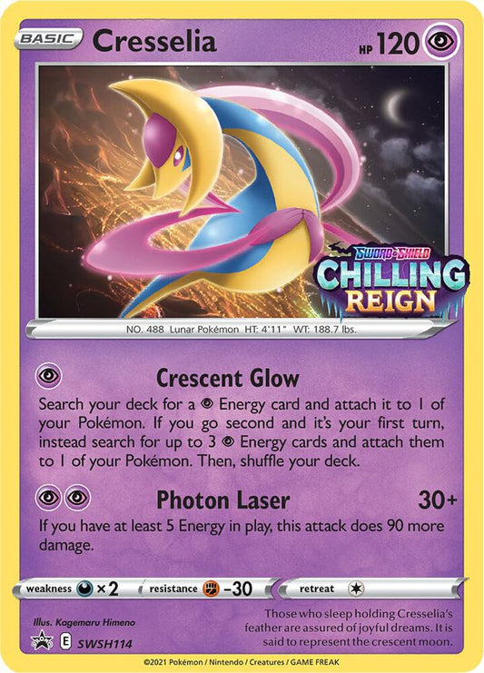 Cresselia - SWSH114 (Prerelease) - SWSH: Sword & Shield Promo Sealed