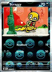 Scraggy - 057/086 - White Flare (Poke Ball Pattern)