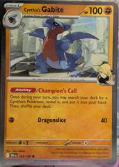 Cynthia's Gabite - 103/182 - Destined Rivals (Cosmos Holo)