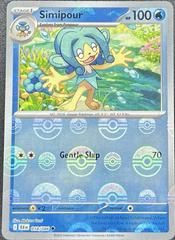 Simipour (Poke Ball Pattern) - 018/086 - SV: Black Bolt (BLK)