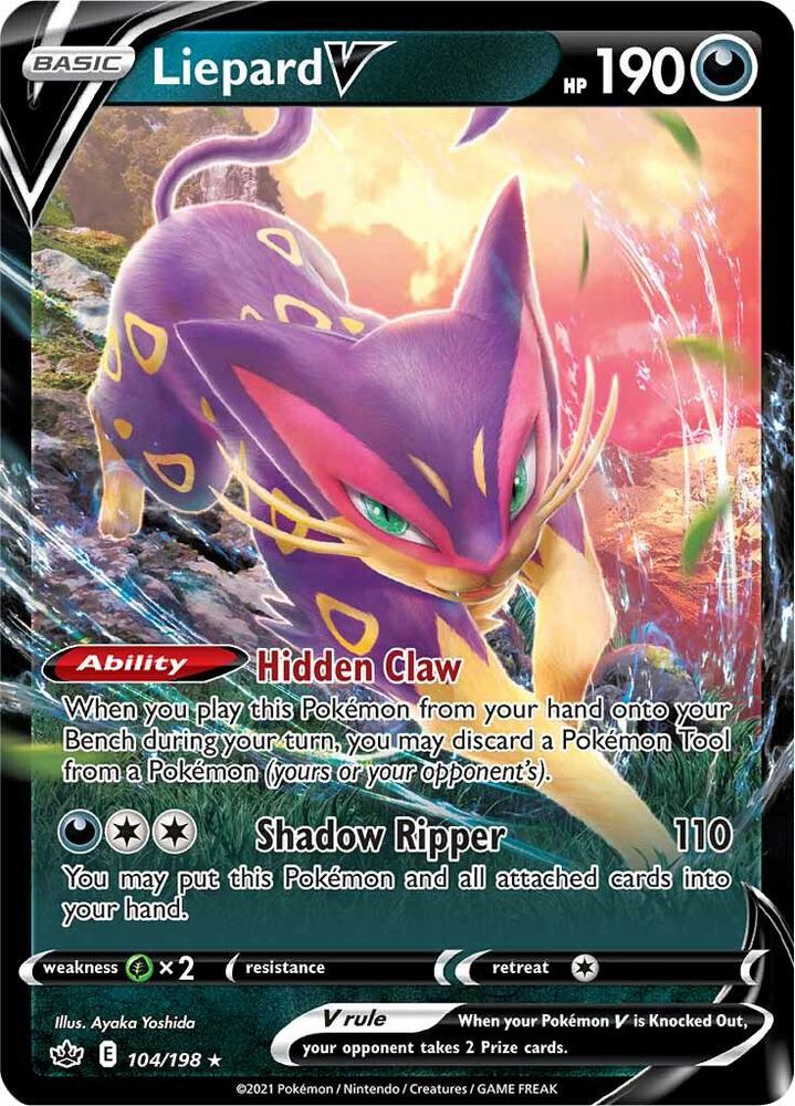 Liepard V - 104/198 - Chilling Reign