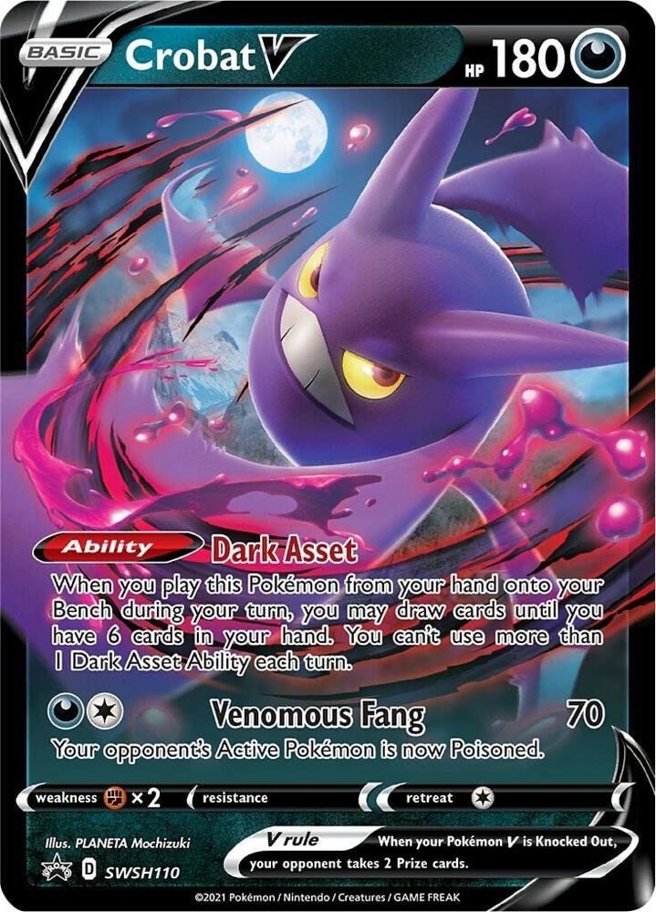 Crobat V - SWSH110 - SWSH: Sword & Shield Promo