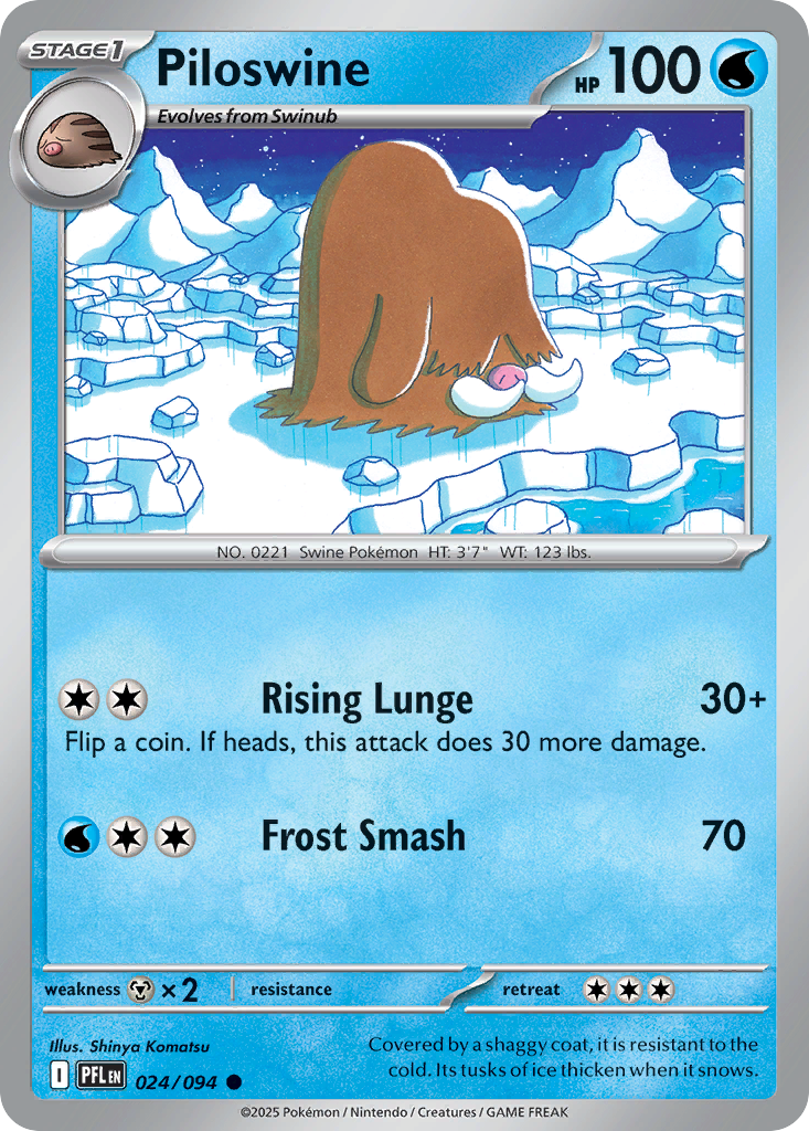 Piloswine - 024/094 - Phantasmal Flames (PFL)