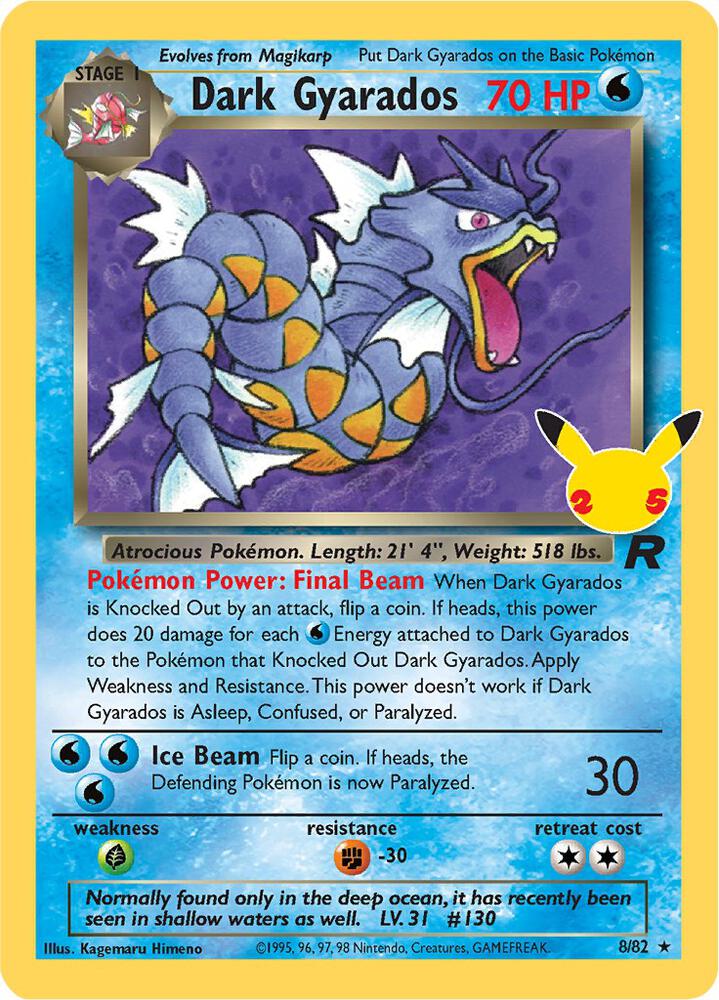 Dark Gyarados - CC005/00025 - Celebrations Classic Collection (cel25cc) (Holo)