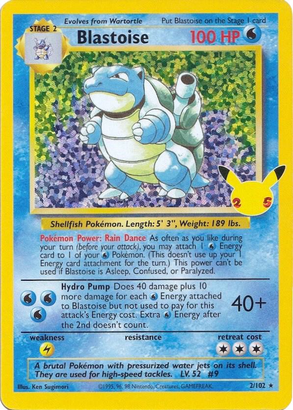 Blastoise - CC001/00025 - Celebrations Classic Collection (cel25cc) (Holo)