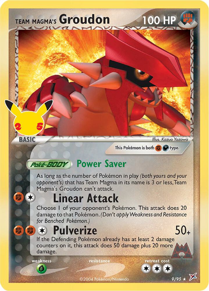 Team Magma's Groudon - CC011/00025 - Celebrations Classic Collection (cel25cc) (Holo)