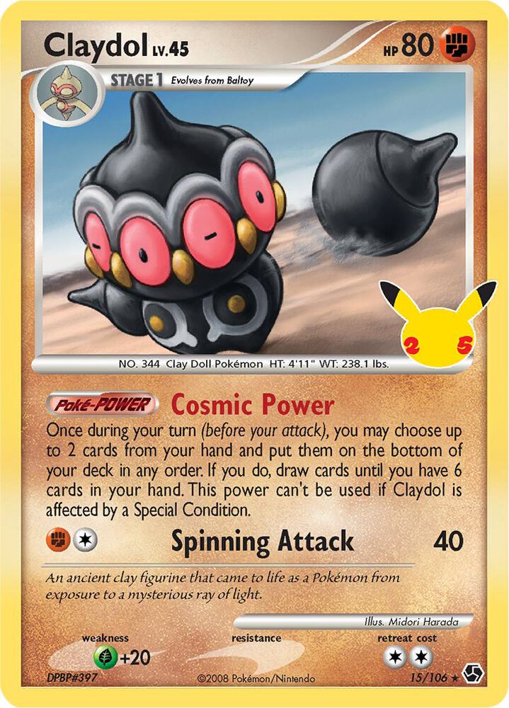 Claydol - CC016/00025 - Celebrations Classic Collection (cel25cc) (Holo)