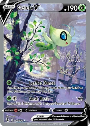 Celebi V (Alternate Full Art) - SWSH08: Fusion Strike (SWSH08)