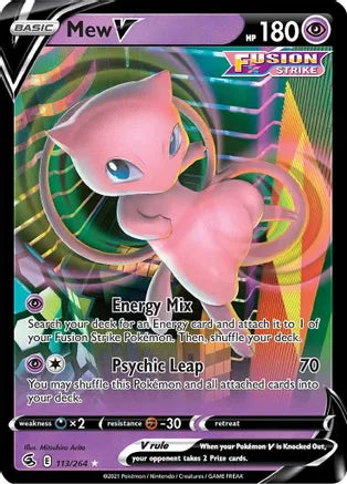 Mew V - 113/264 - Fusion Strike