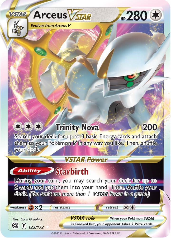Arceus VStar - 123/172 - Brilliant Stars