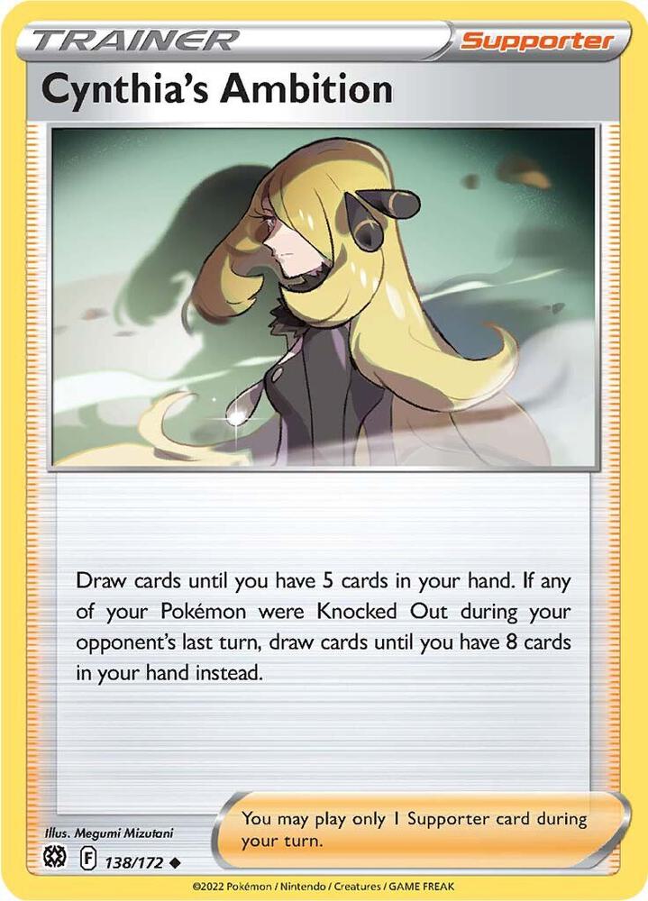 Cynthia's Ambition Reverse Holo