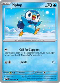 Piplup - 027/094 - Phantasmal Flames (PFL)