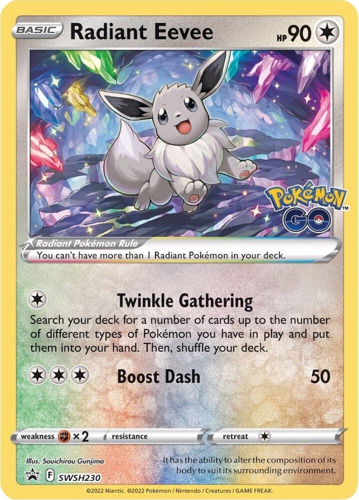 Radiant Eevee - SWSH230 - SWSH: Sword & Shield Promo