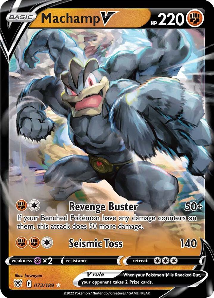 Machamp V - 072/189 - SWSH10: Astral Radiance