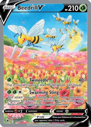 Beedrill V (Alternate Full Art) - SWSH10: Astral Radiance (SWSH10)